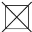 Scandomestic TRK 3019 - Dry care symbols - 4