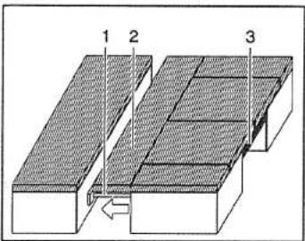 Tabbert Europa 670 (1995) - Sitzgruppe mit Einhängetisch - 3