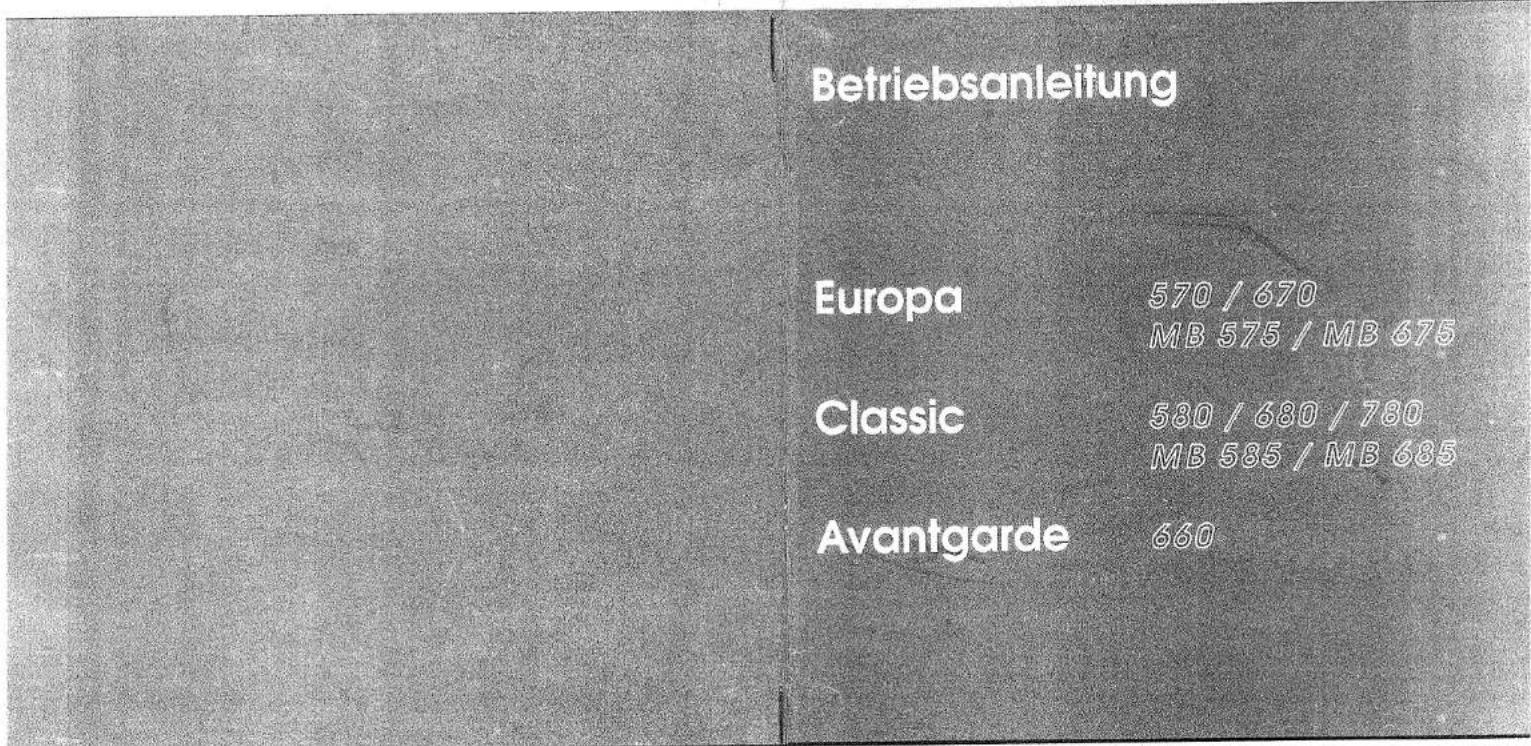 Tabbert Europa 670 (1995) - 1