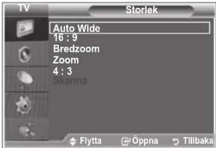 SAMSUNG LE46M86BC - Ändra Bildstorlek - 2