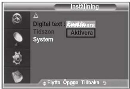 SAMSUNG LE46M86BC - Välja Digital Text (endast Storbritannien) - 1