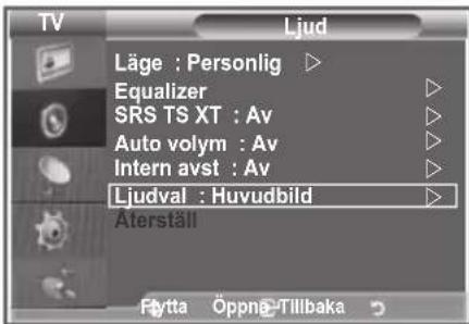 SAMSUNG LE46M86BC - Lyssna på underbildens ljud - 1