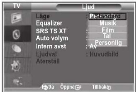 SAMSUNG LE46M86BC - Ändra ljudstandard - 2