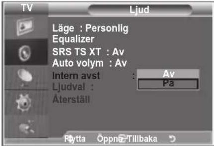 SAMSUNG LE46M86BC - Välja intern avstängning - 2
