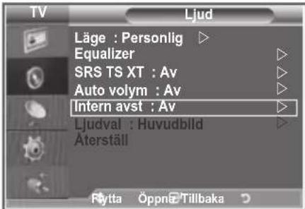 SAMSUNG LE46M86BC - Välja intern avstängning - 1