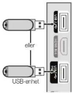 SAMSUNG LE40C675M1S - Ansluta en USB-enhet - 1