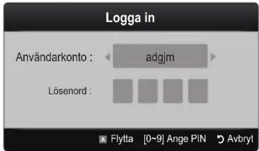 Logga in Användarkonto : adgjm Lösenord :