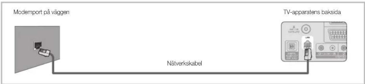 SAMSUNG LE40C675M1S - Anslutning till ett nätverk via kabel - 3