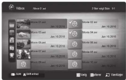 Videos /Movie 01.avi 2 filer valgt Size 1/1 Movie 01.avi Jan.10.2010 Movie 02.avi Jan.10.2010 Movie 03.avi Jan.10.2010 Movie 04.avi Jan.10.2010 Movie 05.avi Jan.10.2010 Movie 06.avi Jan.10.2010 Movie 07.avi Jan.10.2010 Movie 08.avi Jan.10.2010 Movie 09.avi Jan.10.2010 Movie 10.avi Jan.10.2010 SUM Skift enhad Vælg Sorterer Værktøjer