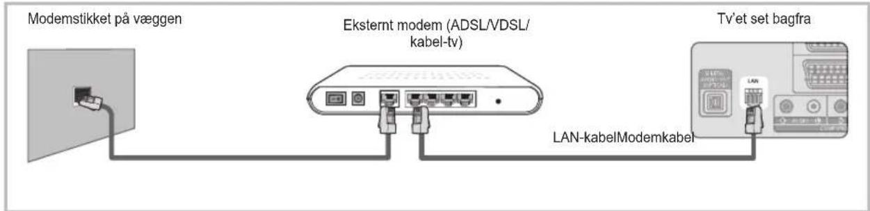 SAMSUNG LE40C675M1S - Tilslutning til et kablet netværk - 1