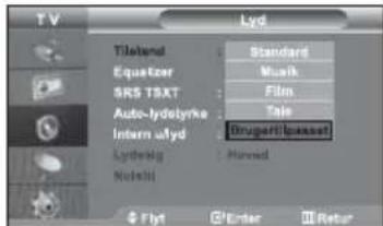 SAMSUNG LE32M71B - Ændring af lydstandard - 1