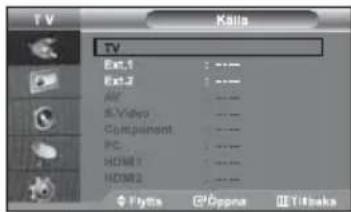 SAMSUNG LE32M71B - Välja källa - 1