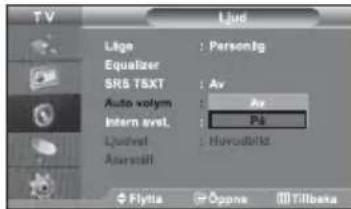 SAMSUNG LE32M71B - Justera volymen automatiskt - 1
