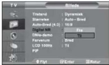 SAMSUNG LE32M71B - Brug af Digital NR-funktionen - 1