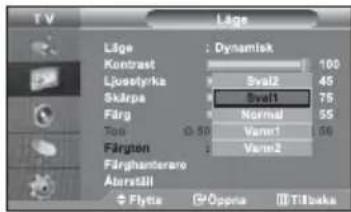 SAMSUNG LE32M71B - Ändra Färgton - 1