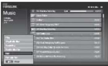 SAMSUNG LE32M71B - Sletning af musikfiler - 1