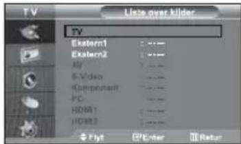 SAMSUNG LE32M71B - Valg af kilden - 1