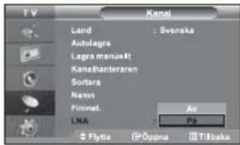 SAMSUNG LE32M71B - Använda LNA-funktionen (Low Noise Amplifier) - 1