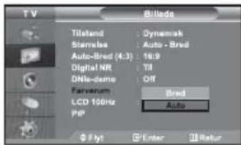 SAMSUNG LE32M71B - Ændring af Farverum - 1