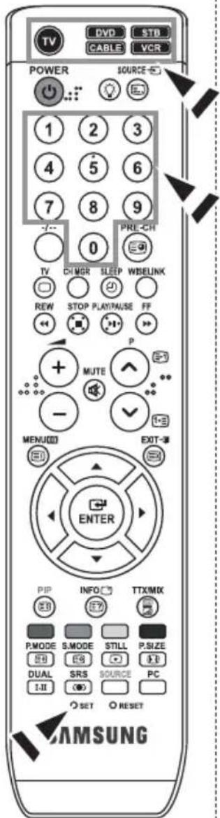 SAMSUNG LE32M71B - Anvendelse af Fastext til valg af tekst-tv-sider - 2