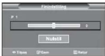 SAMSUNG LE32M71B - Finindstilling af kanalmodtagelsen - 1