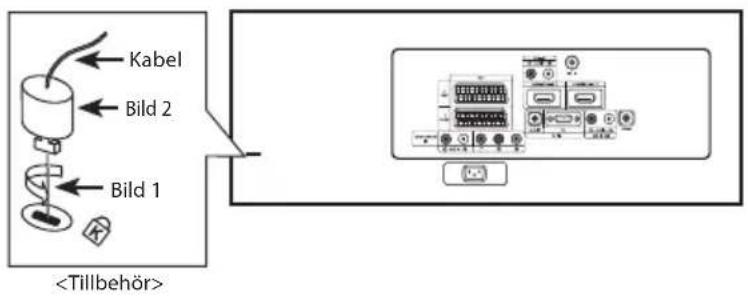 SAMSUNG LE32M71B - Använda Kensington-låset - 1