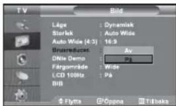 SAMSUNG LE32M71B - Använda funktionen Brusreducering - 1