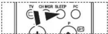 SAMSUNG LE26R75B - Indstilling af sleep-timer - 2