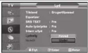 SAMSUNG LE26R75B - Lytning til lyden af underbilledet - 1
