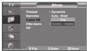 SAMSUNG LE26R75B - Brug af Digital NR-funktionen - 1