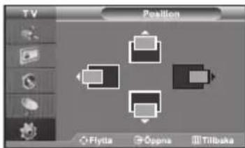 TV Position Flytta Opena Tilbaka