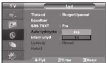 SAMSUNG LE26R75B - Automatisk justering af lydstyrken - 1