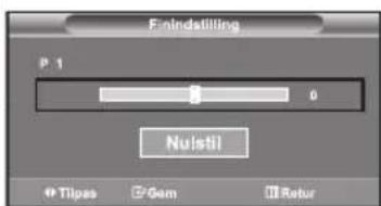 SAMSUNG LE26R75B - Finindstilling af kanalmodtagelsen - 1