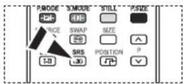 P.MODE S.MODE STILL P.SIZE -124 440 SIZE SWAP SRS POSITION P