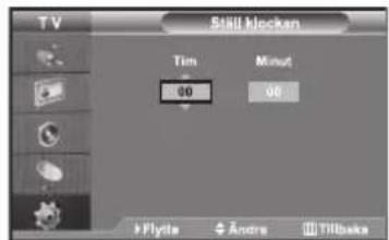 TV Still klockan Tim Minut 00 00 Flytta Andrea Tillbaka