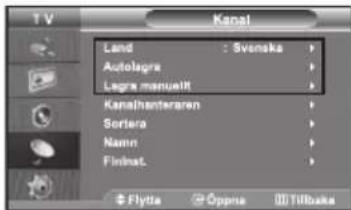 TV Kanal Land : Svenska Autologna Lagra manuelt Kanathanteraren Sortera Namn Findnet. Flytta Oppna Illlbaika