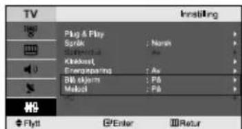 TV Instilling Play & Play Sprink : Harns Studentbox : Ate Kleakrest : Energyperform : Ax Bil skjern : Pa Meltol : Pa Flyt Enter Return