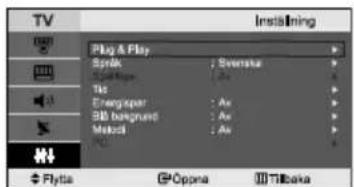 TV Play & Play Sprak : Svenska Spok: 20 Tet Energiser : Ax SB foreground : Ax Metrol : Ax Flytia Oppena Tilbaka