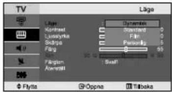 SAMSUNG LE23R71W - Ändra bildstandard - 2