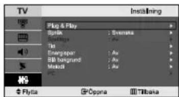TV Instalining Play & Play Sprink : Svenska Spinklings : Ax Tik Energeper : Ax Bill begrund : Ax Medicii : Ax PC Flytta Opera Tibaka