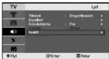 TV Lyd Tekland : Brugent/Assett Equator : Freq AutoLydaytime : Hivost Latency Nuclit Flyt Enter Retur
