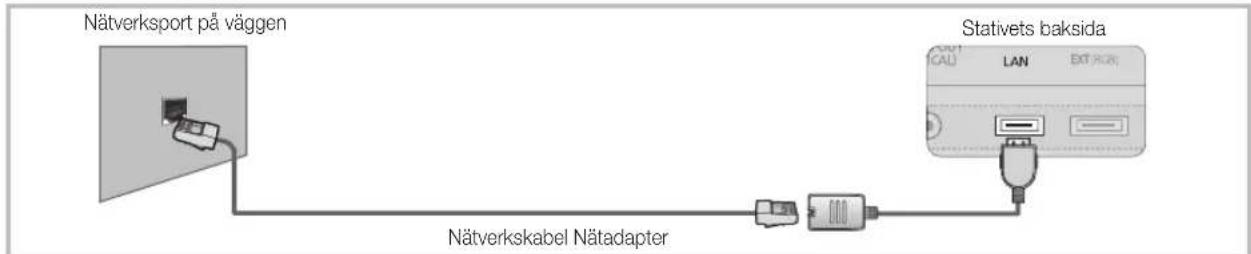 SAMSUNG UE55C9005ZW - Anslutning till ett nätverk via kabel - 3