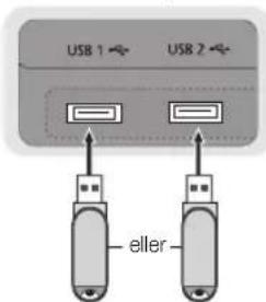USB 1 USB 2 eller