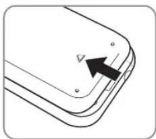 SAMSUNG UE55C9005ZW - Sätta i batteriet - 1