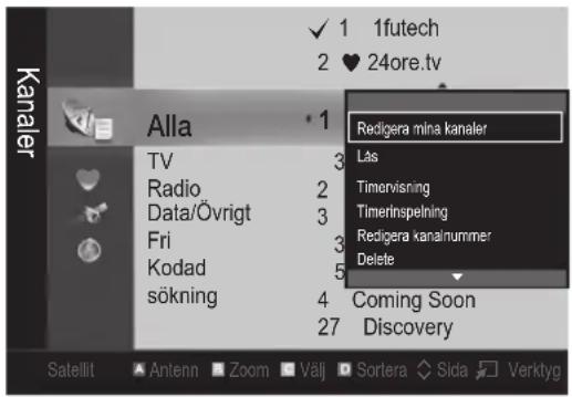 1futech 2 ♥ 24ore.tv Alla TV Radio Data/Övrigt Fri Kodad sökning Redigera mina kanaler Läs Timervisning Timerinspelning Redigera kanalnummer Delete Coming Soon Discovery Satellit Antenn Zoom Välj Sortera Sida Verktyg