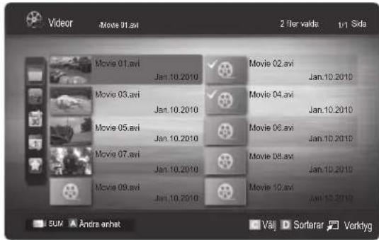 Videor Movie 01.avi Jan.10.2010 Movie 02.avi Jan.10.2010 Movie 03.avi Jan.10.2010 Movie 04.avi Jan.10.2010 Movie 05.avi Jan.10.2010 Movie 06.avi Jan.10.2010 Movie 07.avi Jan.10.2010 Movie 08.avi Jan.10.2010 Movie 09.avi Jan.10.2010 Movie 10.avi Jan.10.2010 SUM Andra enhat Välj Sorterar Verktyg