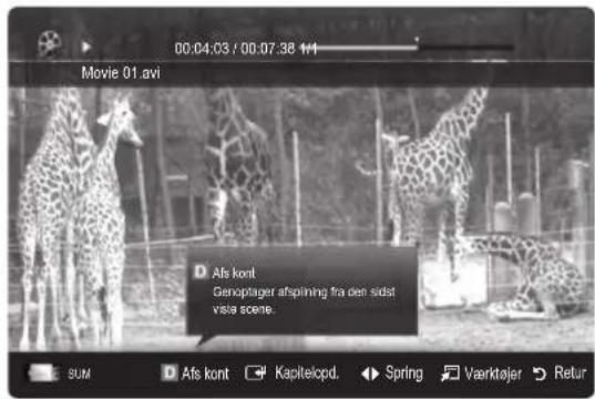 00:04:03 / 00:07:38 1/1 Movie 01.avi D Als kont Genoptager afspinning fra den sidst visie scene. SUM D Als kont Kapitekopd. Spring Vaarktajer Retur