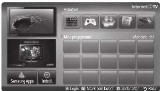 Anbefalet Internet @TV Mine programmer after dato 1:1 Samsung Apps Indistil. Login Mark som favorit Sonter after Retur