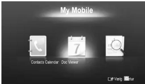 My Mobile Contacts Calendar Doc Viewer Vælg Return