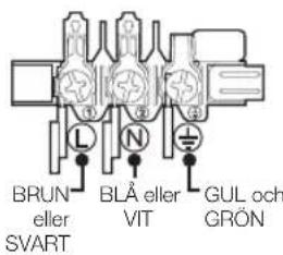 BRUN eller SVART BLÅ eller VIT GUL och GRÖN